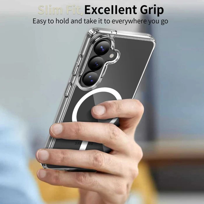 Forcell Samsung Galaxy S26 Plus 5G Magnetic White-Θήκη Σιλικόνης Διάφανη