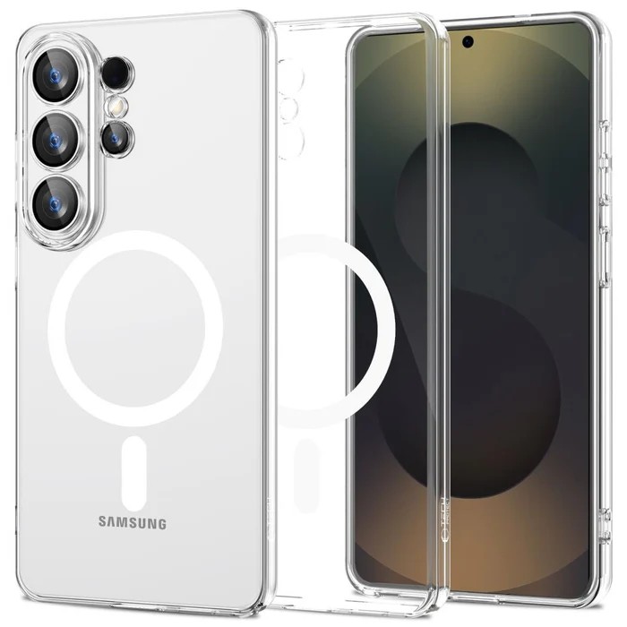 Forcell Samsung Galaxy S26 Ultra Magnetic White- Θήκη Σιλικόνης Διάφανη