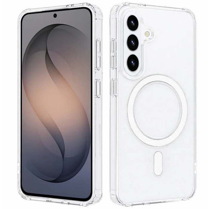 Forcell Samsung Galaxy S26 5G Magnetic White-Θήκη Σιλικόνης Διάφανη