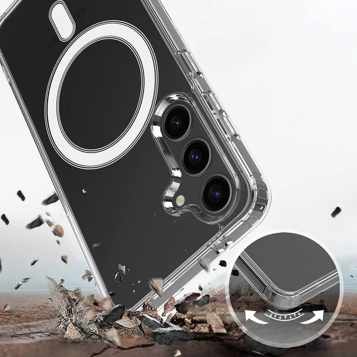 Forcell Samsung Galaxy S26 5G Magnetic White-Θήκη Σιλικόνης Διάφανη