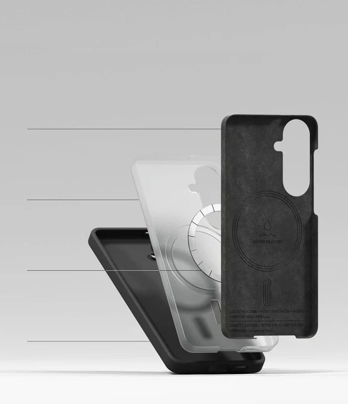 Forcell Samsung Galaxy S26 5G Matt Black-Θήκη Σιλικόνης Μαύρο