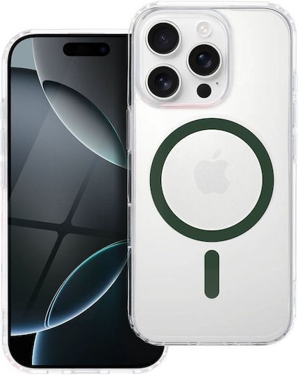 Forcell Samsung Galaxy S26 5G Magnetic Dark Green-Θήκη Σιλικόνης Διάφανη Σκούρο Πράσινο
