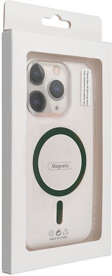 Forcell Samsung Galaxy S26 5G Magnetic Dark Green-Θήκη Σιλικόνης Διάφανη Σκούρο Πράσινο