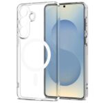 Forcell Samsung Galaxy S26 Plus 5G Magnetic Cover Mag Safe Transparent White-Θήκη Σιλικόνης Λευκό
