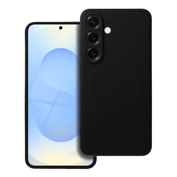 Forcell Samsung Galaxy S26 Ultra 5G Magnetic Cover Magsafe Black-Θήκη Σιλικόνης Μαύρο