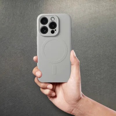 Forcell Samsung Galaxy S26 Ultra 5G Magnetic Cover Magsafe Grey Titanium-Θήκη Σιλικόνης Γκρί