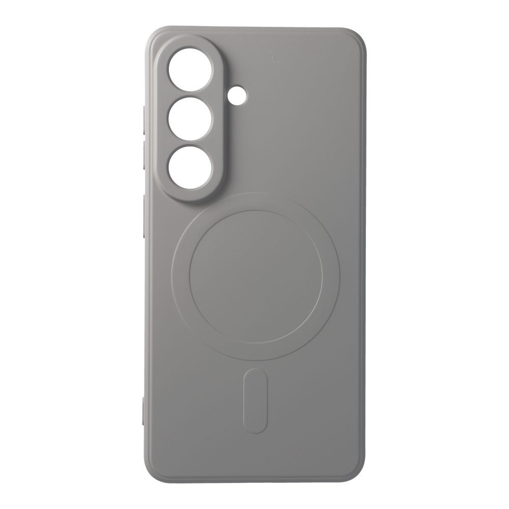 Forcell Samsung Galaxy S26 5G Magnetic Cover Magsafe Grey Titanium-Θήκη Σιλικόνης Γκρί