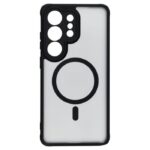 Forcell Samsung Galaxy S26 Ultra 5G Magnetic Cover Magsafe Matte Black-Θήκη Σιλικόνης Ματ Μαύρο