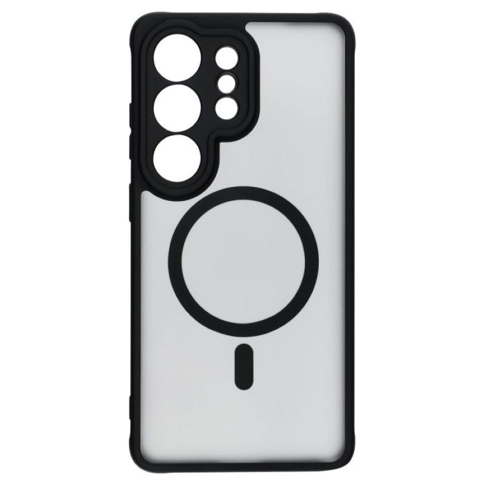 Forcell Samsung Galaxy S26 Ultra 5G Magnetic Cover Magsafe Matte Black-Θήκη Σιλικόνης Ματ Μαύρο