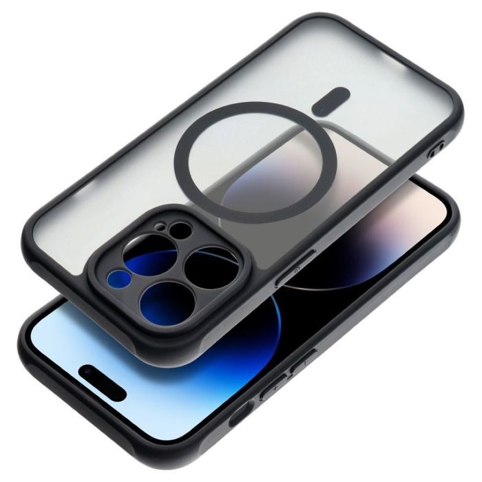 Forcell Samsung Galaxy S26 Ultra 5G Magnetic Cover Magsafe Matte Black-Θήκη Σιλικόνης Ματ Μαύρο