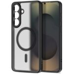 Forcell Samsung Galaxy S26 5G Magnetic Cover Magsafe Matte Black Black-Θήκη Σιλικόνης Μάτ Μαύρο