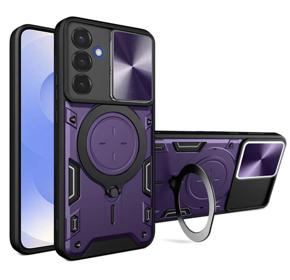 Techsuit Samsung Galaxy S24 FE Camguard Pro Θήκη Σκληρή - Purple