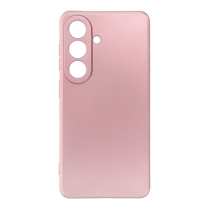 Forcell Samsung Galaxy S26 5G Metallic Pink-Θήκη Σιλικόνης Ρόζ