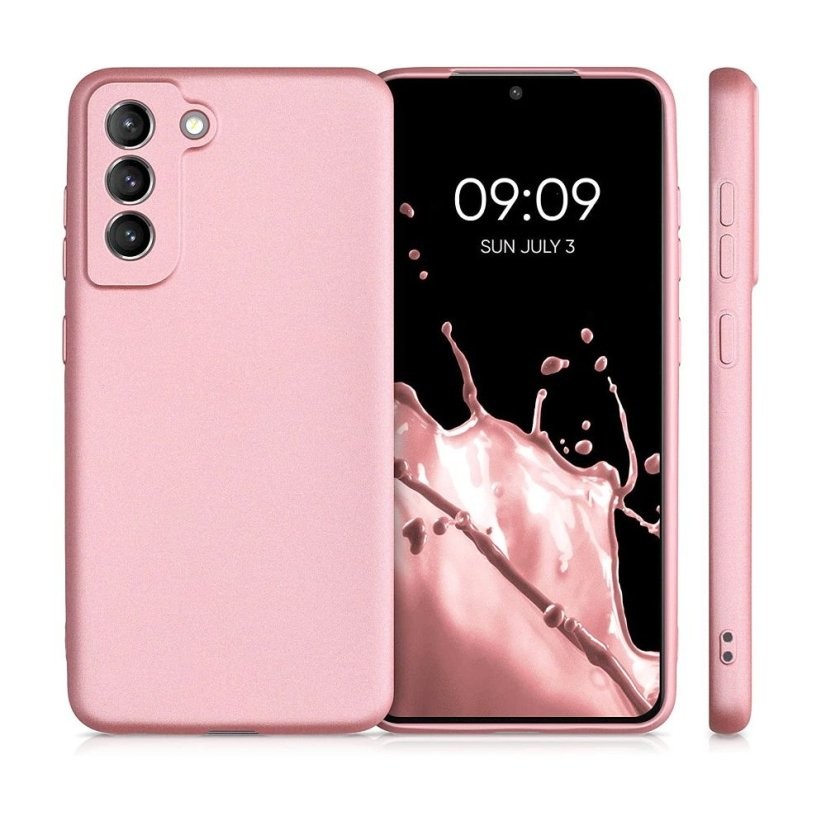 Forcell Samsung Galaxy S26 5G Metallic Pink-Θήκη Σιλικόνης Ρόζ