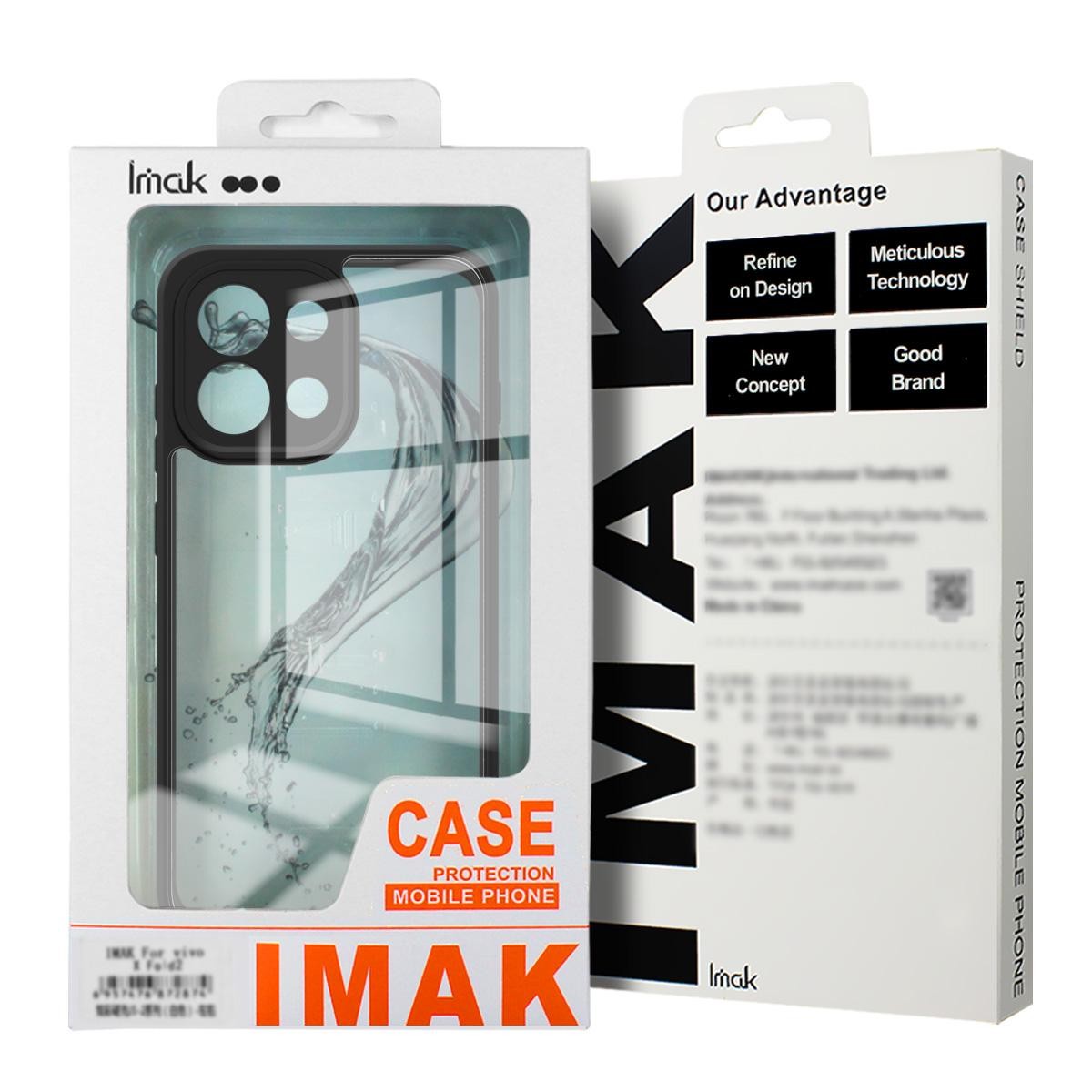 Imak Redmi Note 15 Pro+ 5G UX-9A Series Four-corner Airbag Shockproof Black-Θήκη Σιλικόνης