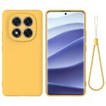 Xiaomi Redmi Note 15 Pro+ 5G / Poco M8 Pro Solid Color Liquid Silicone Dropproof Full Coverage Yellow-Θήκη Σιλικόνης
