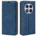 Tel1 Huawei P40 lite Retro-skin Magnetic Suction Θήκη Βιβλίο - Blue