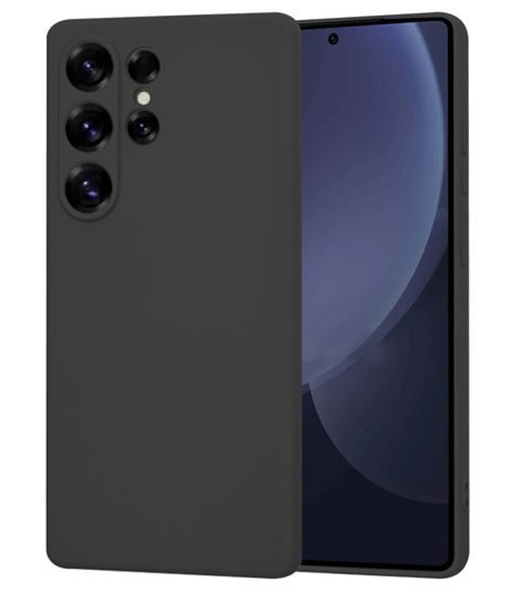 Forcell Samsung Galaxy S25 Ultra 5G Matt Θήκη Σιλικόνης - Black