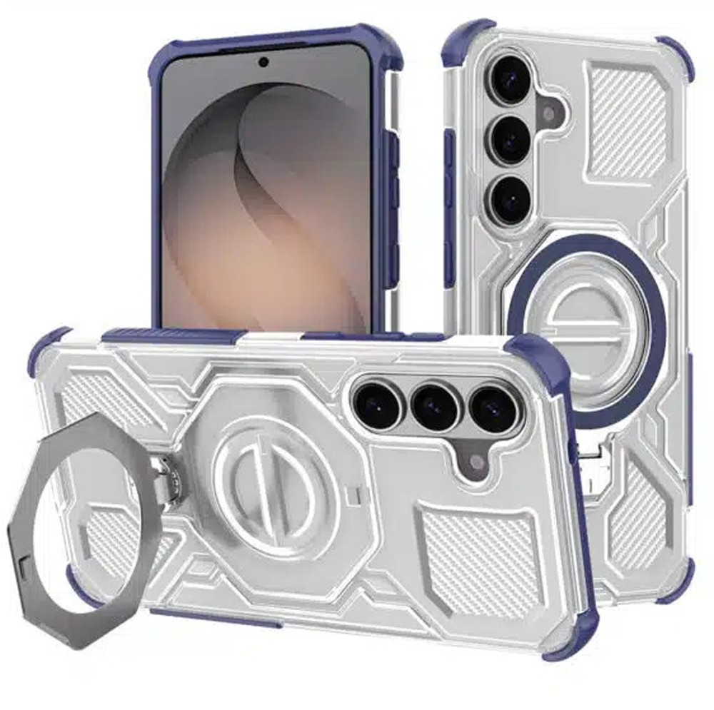Techsuit Samsung Galaxy S26 5G Carbon Shield Pro Θήκη Σκληρή Διάφανη - Blue