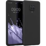 Xiaomi Redmi Note 9S / 9 Pro / 9 Pro Max Θήκη Σιλικόνης Μαύρη Soft Touch Silicone Rubber Soft Case Black