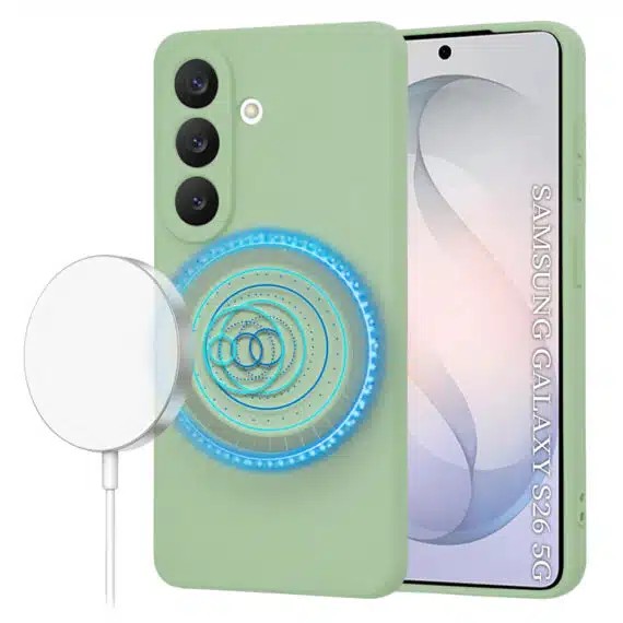 Techsuit Samsung Galaxy S26 5G MagSafe Softflex Θήκη Σιλικόνης - Mint Green