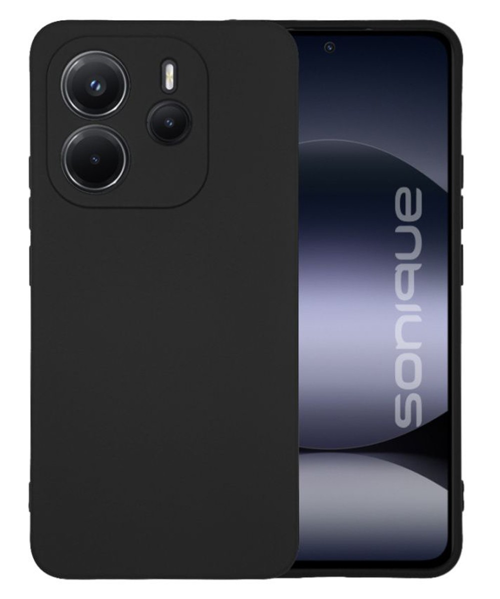 Forcell Xiaomi Redmi Note 14 5G Matt Θήκη Σιλικόνης - Black