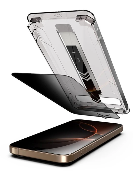 Samsung Galaxy S26 5G Προστασία Οθόνης Φιμέ Techsuit TitanGlass Privacy Full Glue Tempered Glass