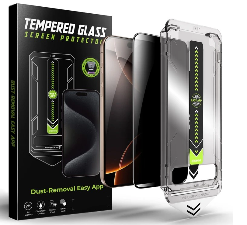 Samsung Galaxy S26 5G Προστασία Οθόνης Φιμέ Techsuit TitanGlass Privacy Full Glue Tempered Glass