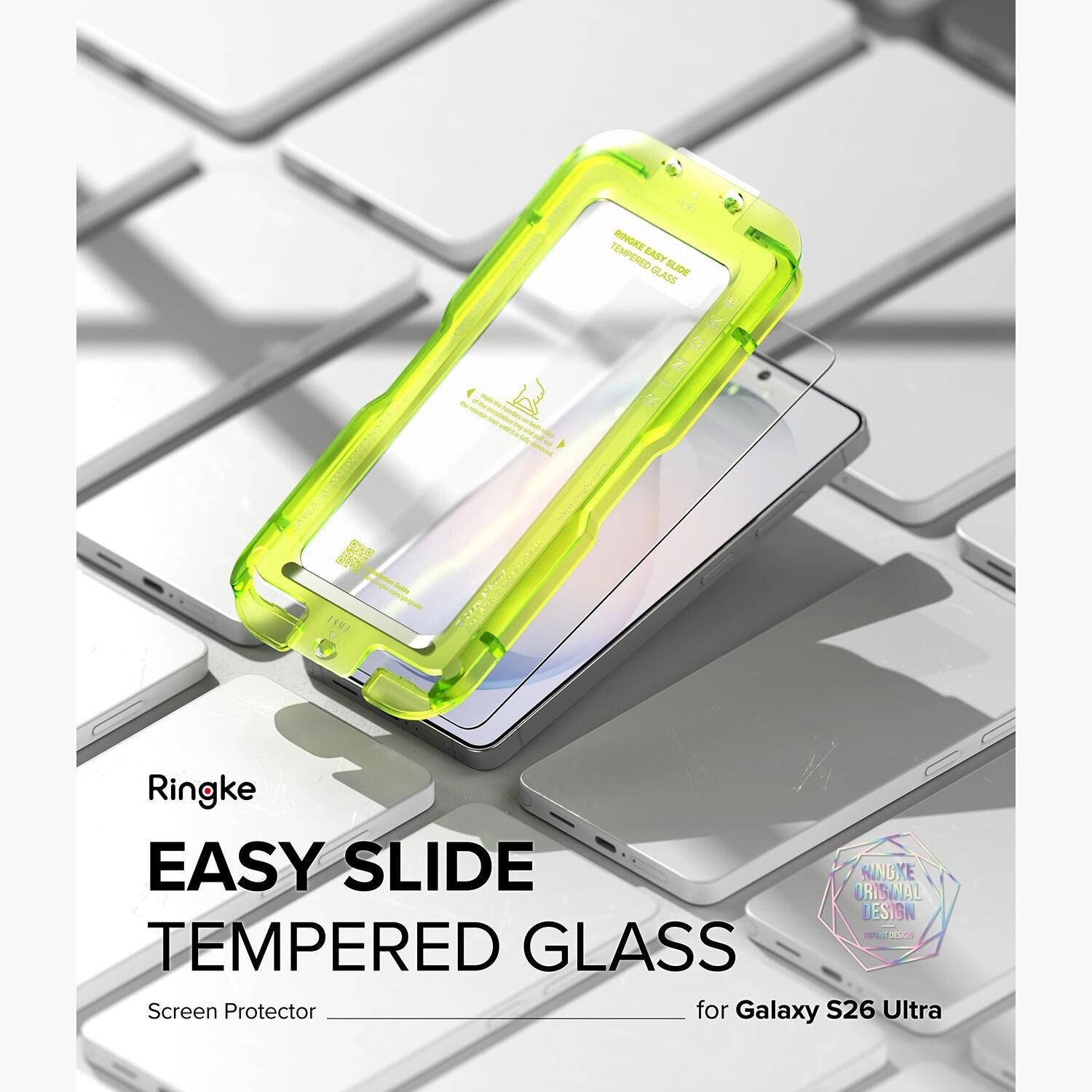 Samsung Galaxy S26 Plus 5G Προστασία Οθόνης Ringke Easy Slide Tempered Glass 2 Pack