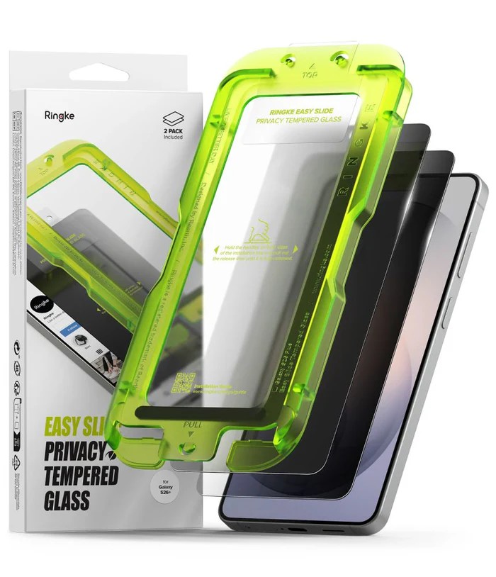 Samsung Galaxy S26 Plus 5G Προστασία Οθόνης Ringke Easy Slide Tempered Glass 2 Pack