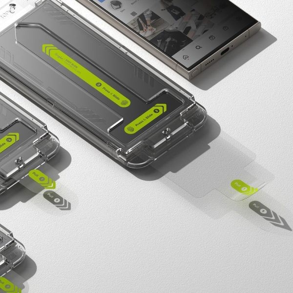Samsung Galaxy S24 Ultra 5G Προστασία Οθόνης Ringke Easy Slide Privacy Tempered Glass 2 Pack