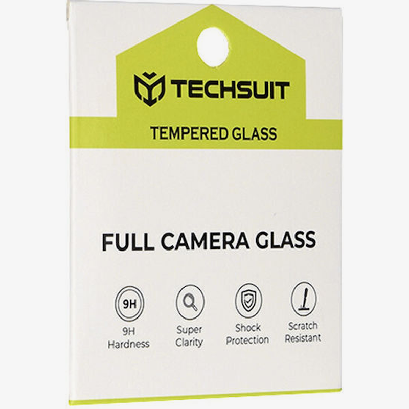 Xiaomi Redmi Note 14 Pro 5G / Poco X7 Προστασία Κάμερας Techsuit Full Tempered Glass Camera Black