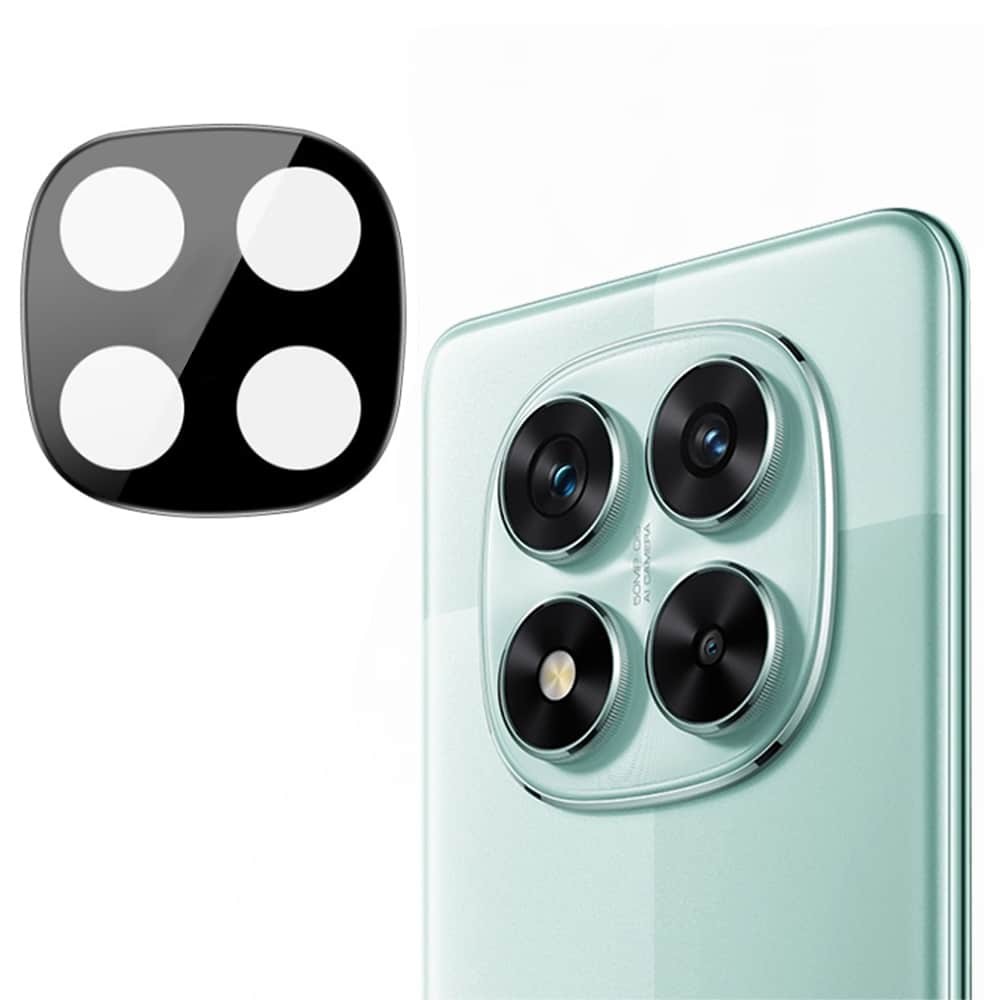 Xiaomi Redmi Note 14 Pro 5G / Poco X7 Προστασία Κάμερας Techsuit Full Tempered Glass Camera Black