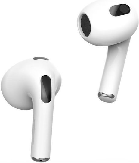 XO-T4Pods Bluetooth Handsfree In-ear Ακουστικά με θήκη Φόρτισης Λευκά