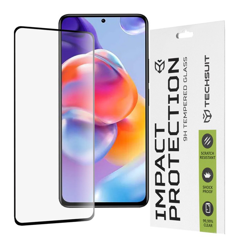 Xiaomi Redmi Note 11 Pro 4G / 11 Pro 5G / 11 Pro+ 5G / Poco X4 Pro 5G Προστασία Οθόνης Techsuit 111D Full Glue Tempered Glass