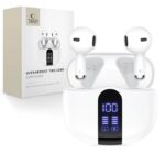 Tech Protect Ultraboost TWS Core G2 In-ear Bluetooth Handsfree Ακουστικά με Θήκη Φόρτισης Λευκά