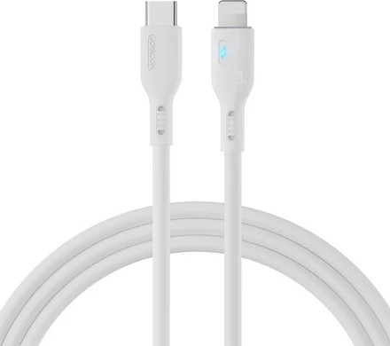 Joyroom S-CL020A13 Cable Braided USB-C to Lightning 2OW 2m Λευκό