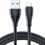 Joyroom S-A11 Cable Braided USB-A to Lightning 1.2m Μαύρο