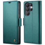 CaseMe 023 Samsung Galaxy S26 Ultra 5G RFID Θήκη Πορτοφόλι Δερμάτινη-Green