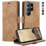 CaseMe 013 Samsung Galaxy S26 Ultra 5G Retro Leather Θήκη Βιβλίο -Brown