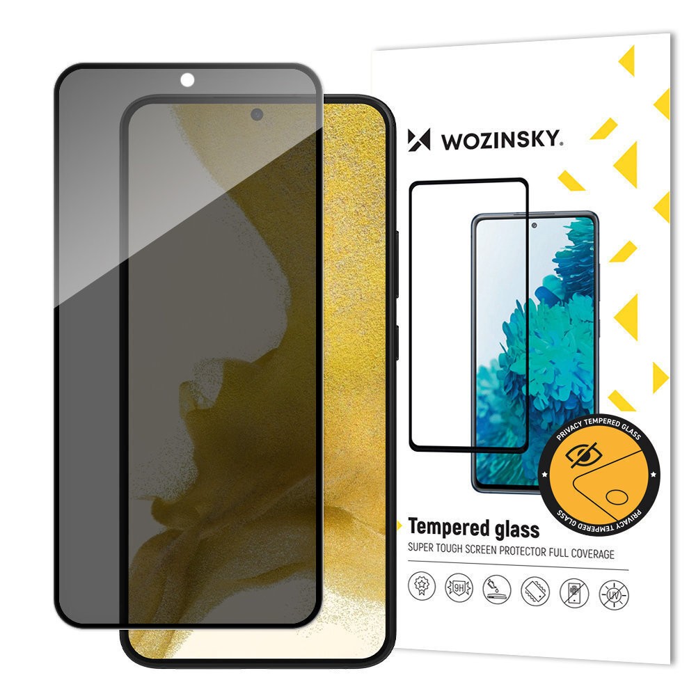 Samsung Galaxy S26 Ultra 5G Προστασία Οθόνης Φιμέ Wozinsky Privacy Full Glue Tempered Glass 2 pcs