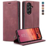 CaseMe 013 Samsung Galaxy A57 5G Retro Leather Θήκη Βιβλίο - Red
