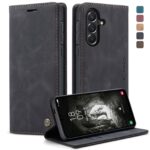 CaseMe 013 Samsung Galaxy A57 5G Retro Leather Θήκη Βιβλίο - Black