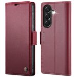 CaseMe 023 Samsung Galaxy A57 5G RFID Θήκη Πορτοφόλι Δερμάτινη – Red