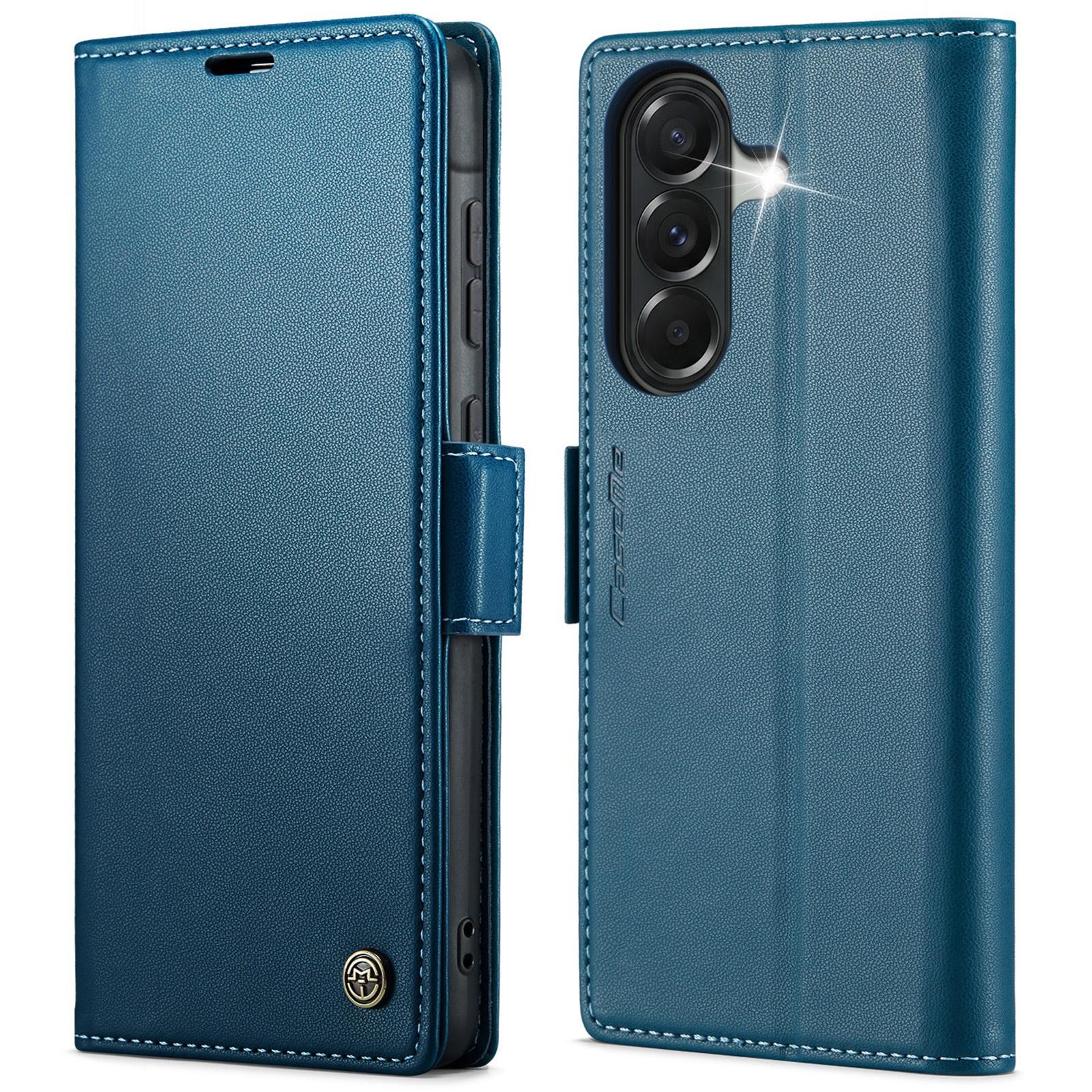 CaseMe 023 Samsung Galaxy A57 5G RFID Θήκη Πορτοφόλι Δερμάτινη –Blue