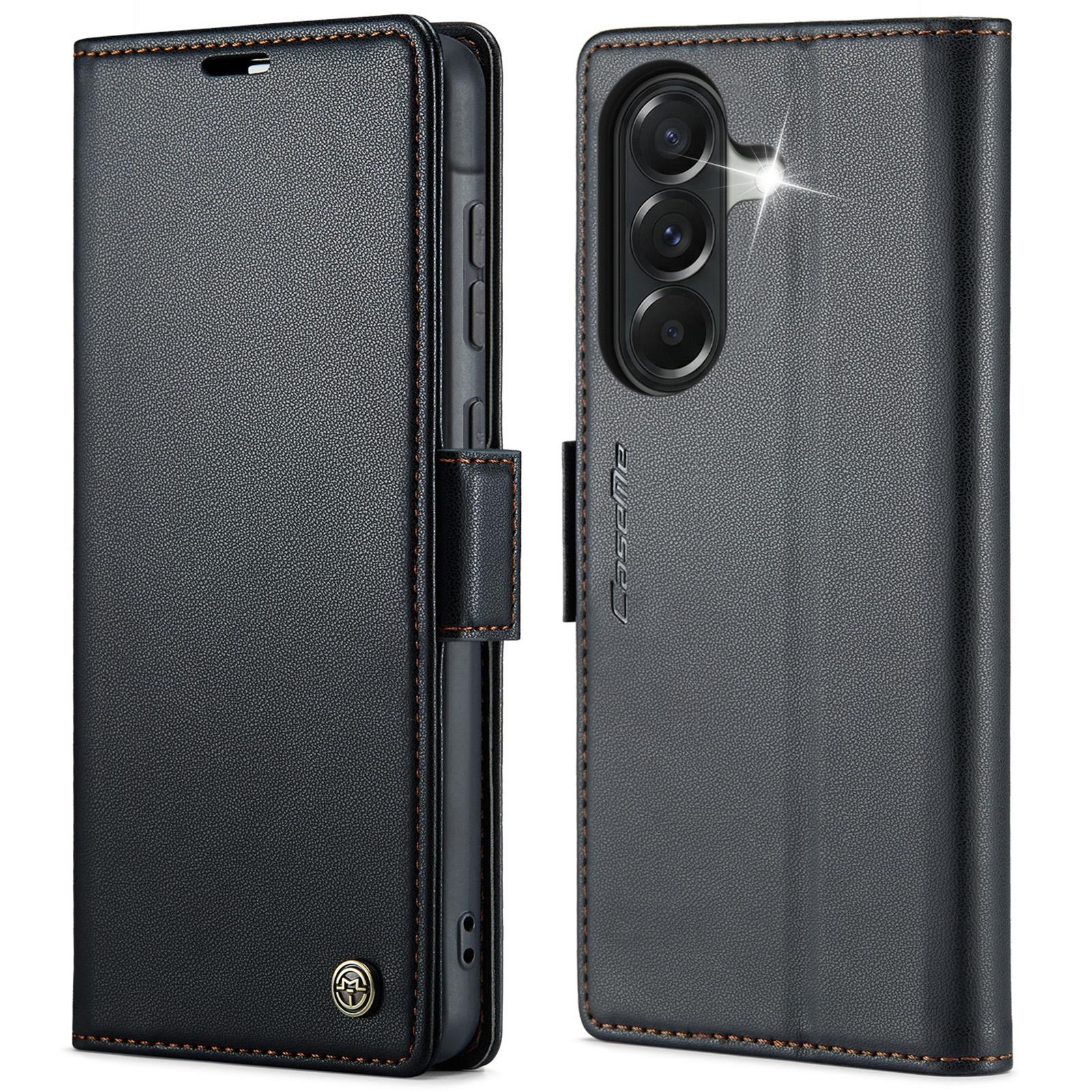 CaseMe 023 Samsung Galaxy A57 5G RFID Θήκη Πορτοφόλι Δερμάτινη –Black