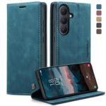 CaseMe 013 Samsung Galaxy S26 5G Retro Leather Θήκη Βιβλίο -Blue