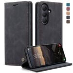 CaseMe 013 Samsung Galaxy S26 5G Retro Leather Θήκη Βιβλίο -Black