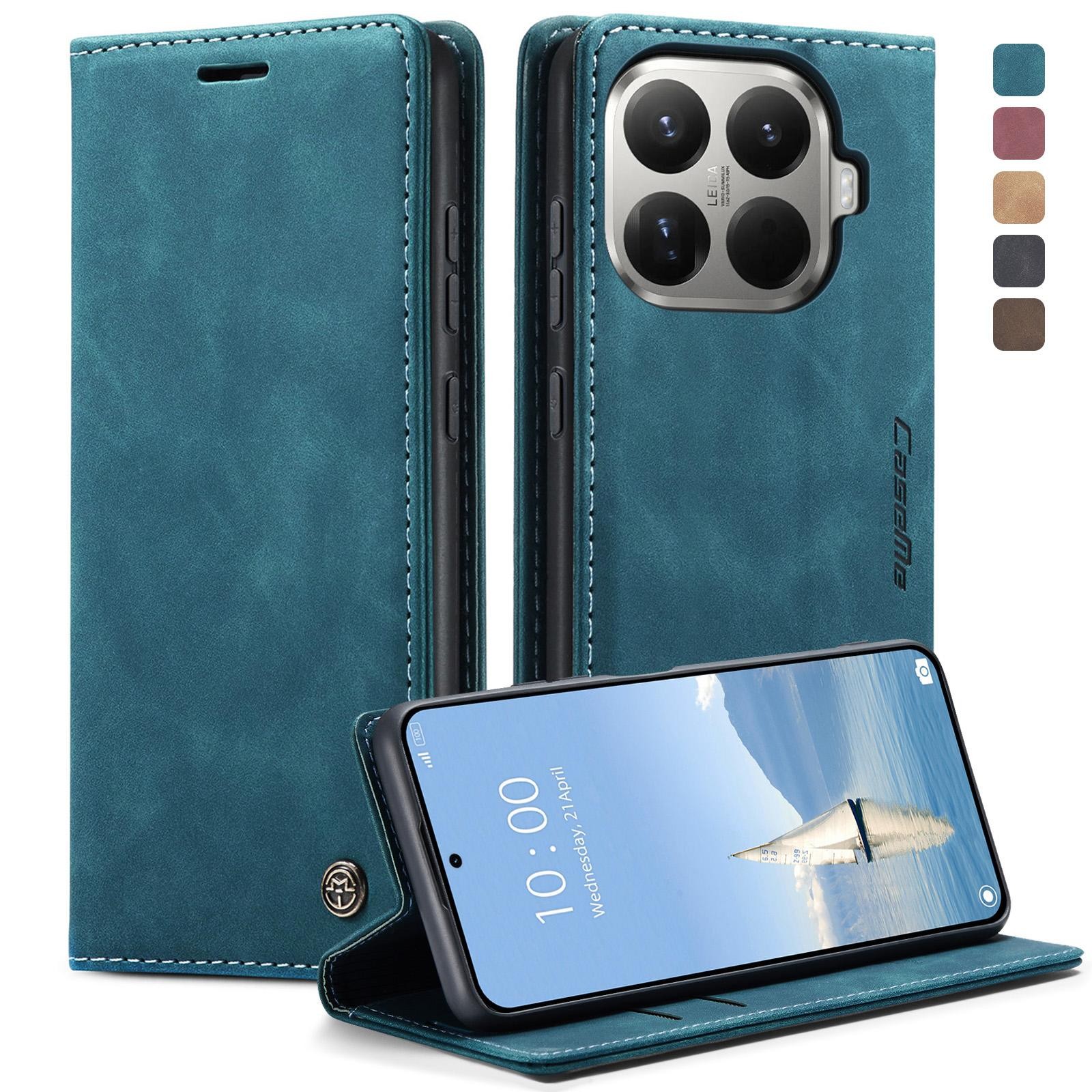 CaseMe 013 Xiaomi 15T Pro 5G Retro Leather Θήκη Βιβλίο -Blue
