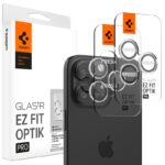 iPhone 17/16/15/14 Pro κ 17/16/15/14 Pro Max Προστασία Κάμερας Spigen Glas.tR EZ FIT Optik PRO Camera Protector 2 pcs Silver